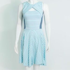 Armani Exchange Tennis blue flare dress, size S